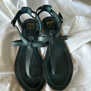 Frye Teal T sandals